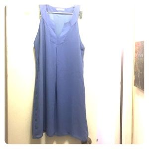 Periwinkle loose shift dress